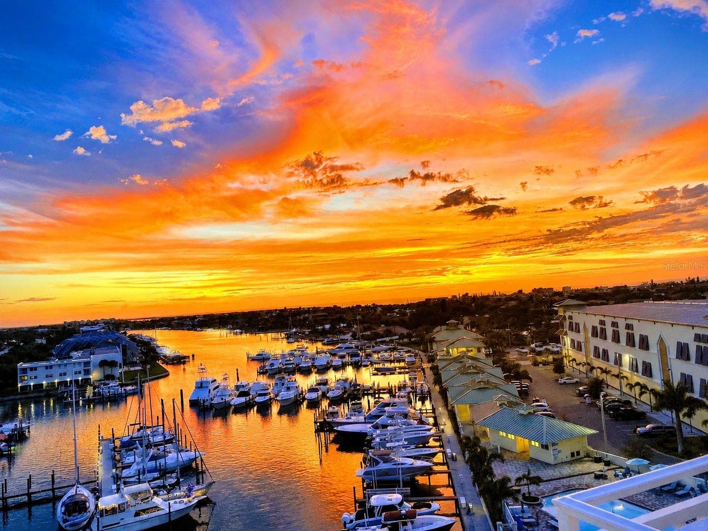 Sunset from the Marriott Residence Inn at Port 32 Tierra Verde - 630 PINTA DR, TIERRA VERDE