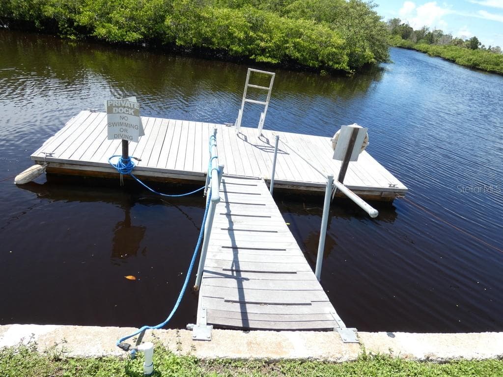 View from the Back of the Unit: - 9940 EAGLES POINT CIR #3, PORT RICHEY