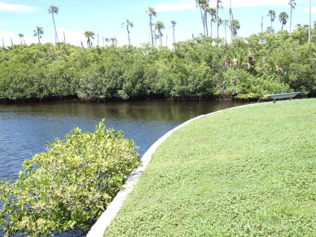 View from the Back of the Unit: - 9940 EAGLES POINT CIR #3, PORT RICHEY