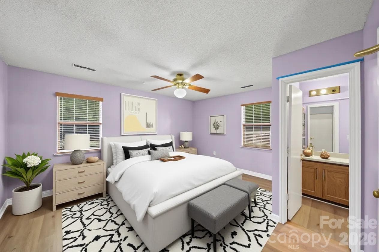 Primary Bedroom (Virtual Staging on;your) - 4301 Claybury Court, Charlotte