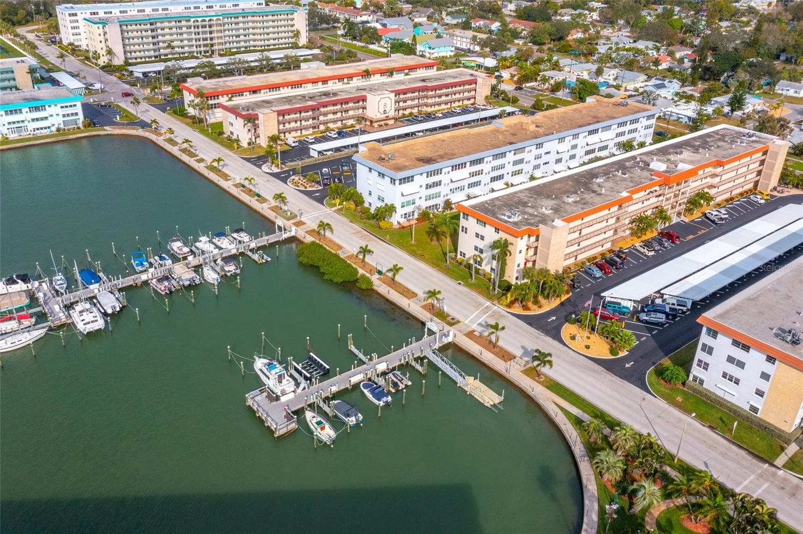 Marina aerial - 3018 59TH ST S #111, GULFPORT