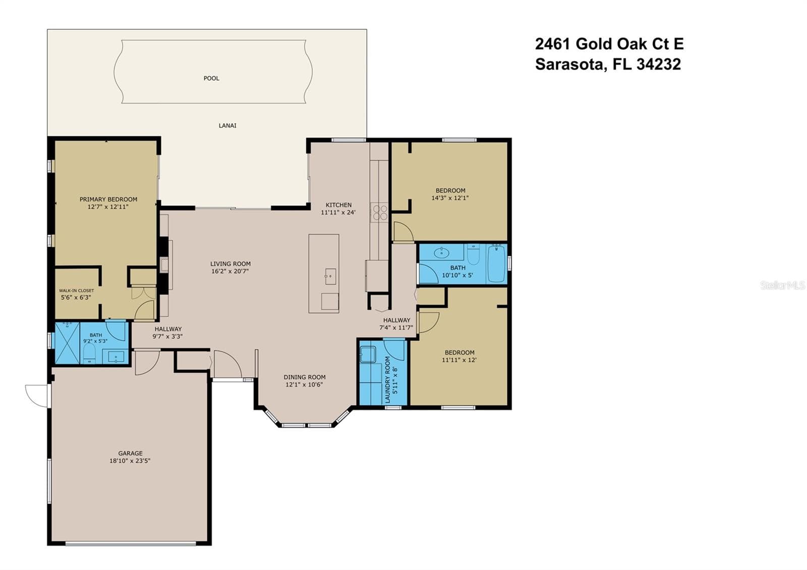 Single Family Residence at 2461 GOLD OAK CT E, SARASOTA, photo 31 of 31