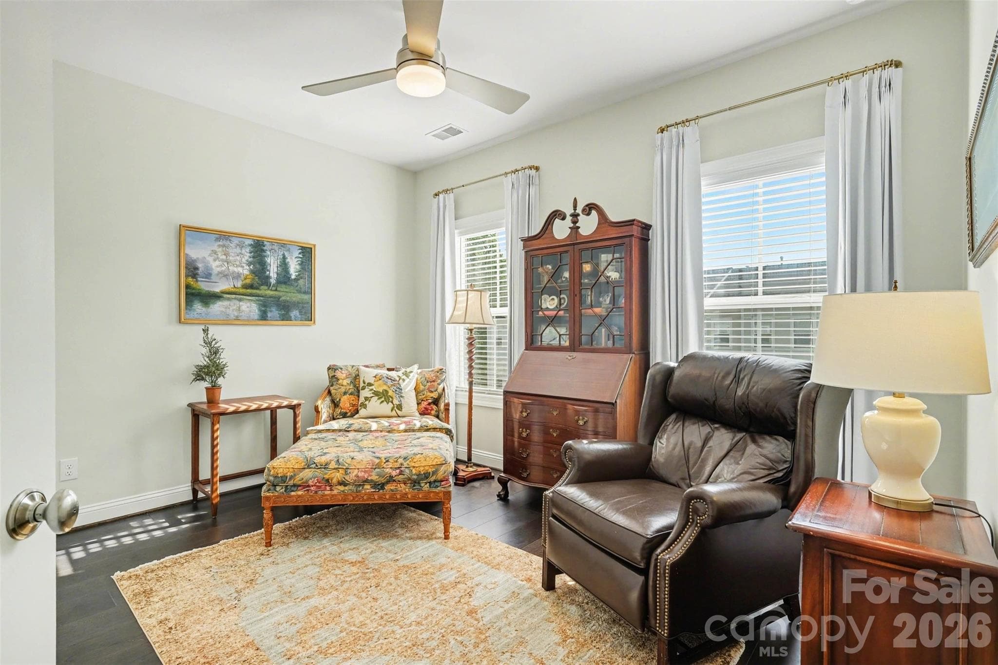 Another secondary bedroom. This one is being used as a den, which shows the options you have if you don't need a third bedroom. - 3743 Keyworth Way, Indian Land