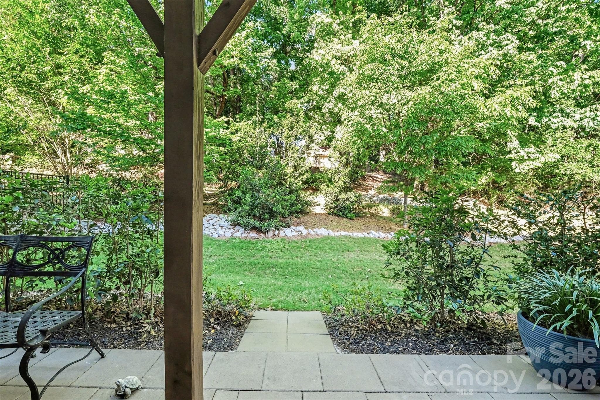 The townhouse has natural beauty behind it. - 3743 Keyworth Way, Indian Land