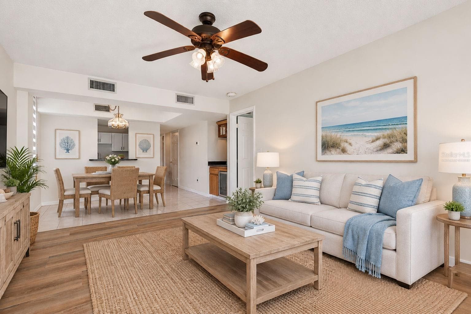 Virtually Staged - 3360 OCEAN SHORE BLVD #103, ORMOND BEACH
