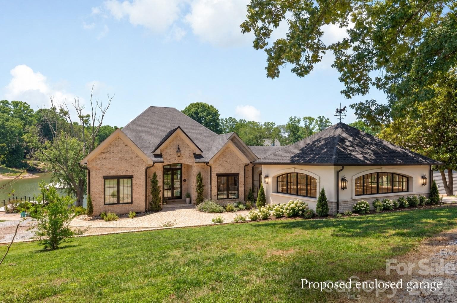Proposed garage with stucco - Mooresville