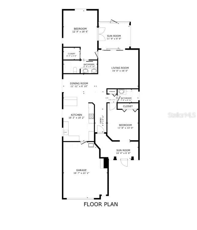 Floor Plan - 3556 S BELGRAVE DR, INVERNESS