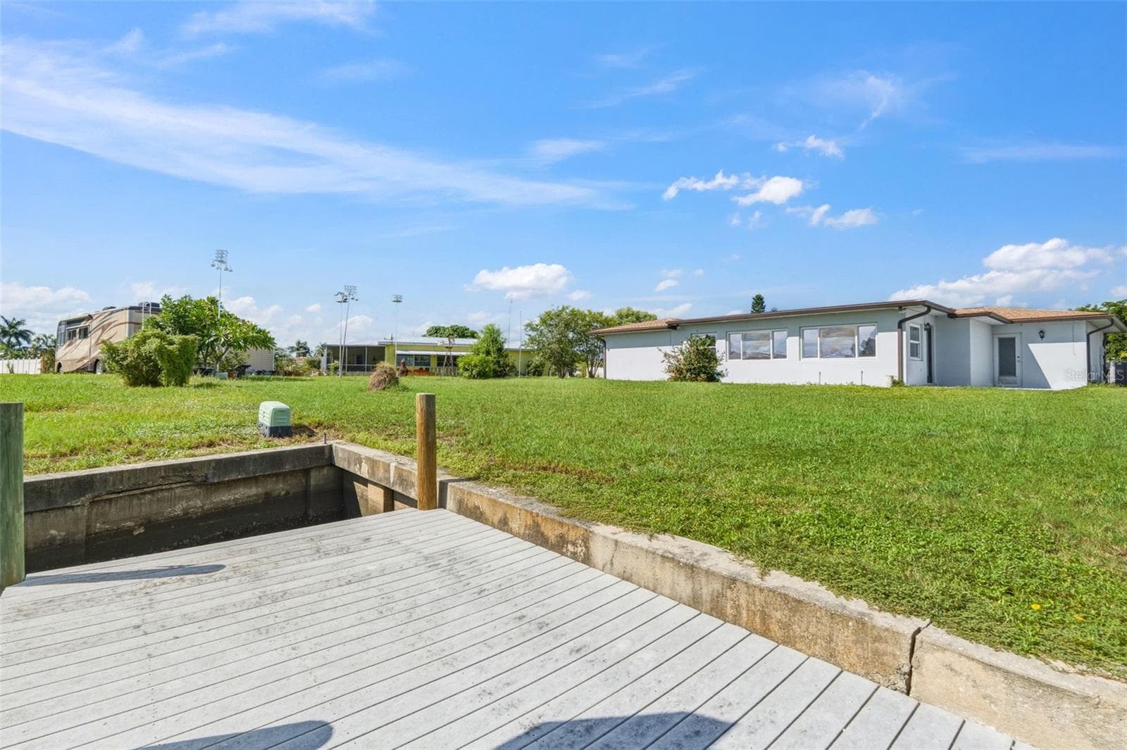 Spacious Dock Overlooking the Deep Water Croop Waterway - 155 MORGAN LN SE, PORT CHARLOTTE