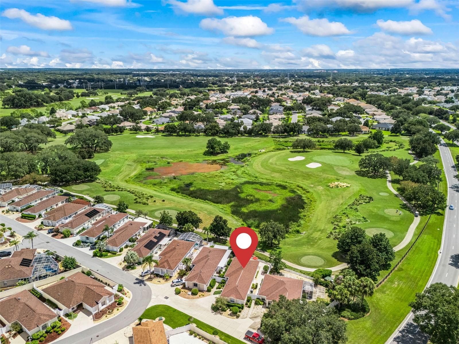 Courtyard villa located at the end of the road cul-de-sac for added privacy. - 17535 SE 84TH FOXGROVE AVE, THE VILLAGES