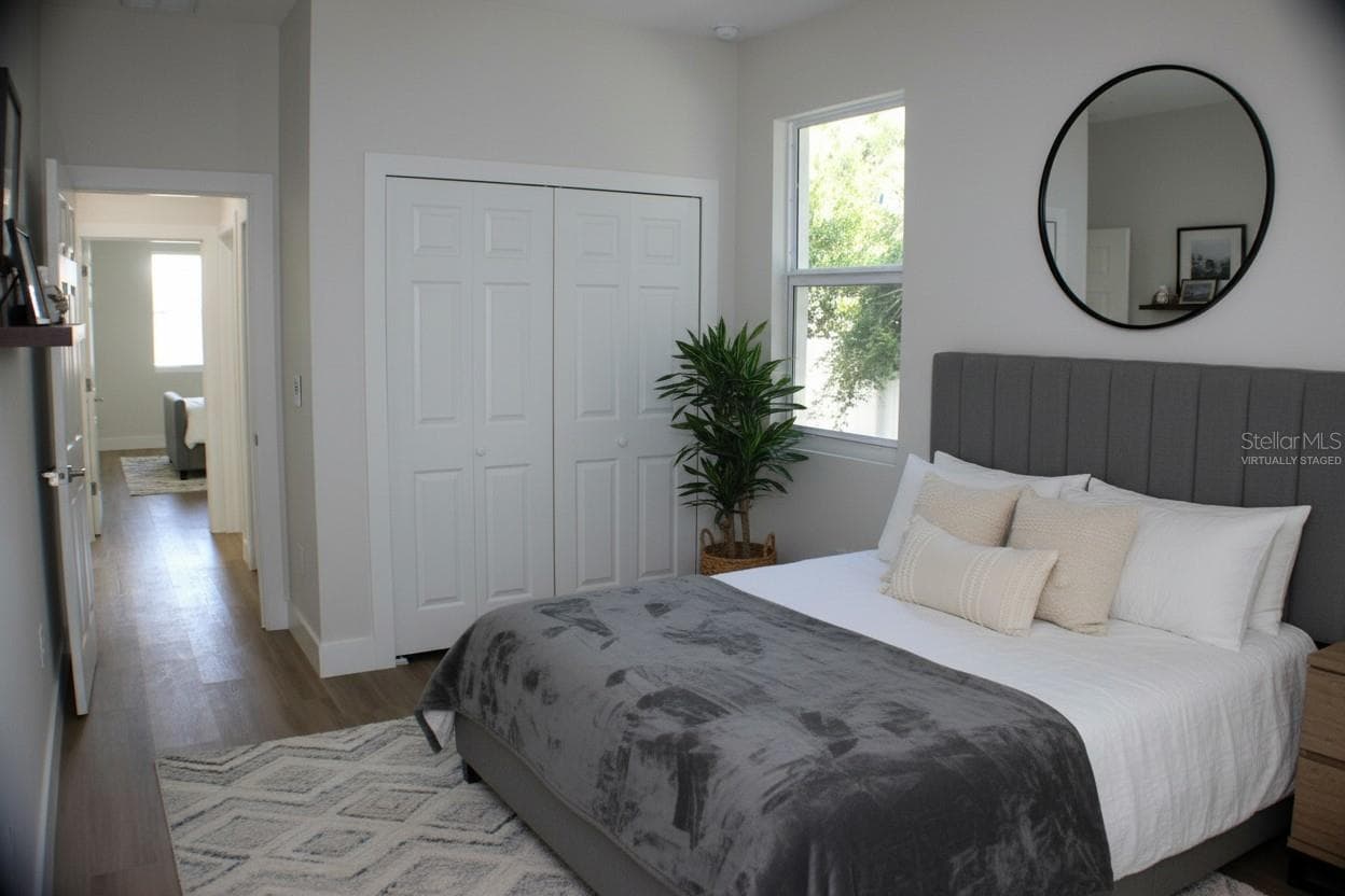 “virtually staged” Bedroom 2 - 3712 N 36TH ST, TAMPA