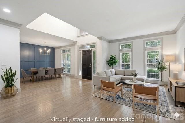 Virtually staged - 7130 Prescott Pond Lane, Charlotte