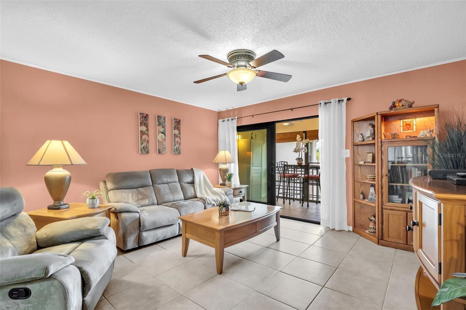 Hurricane-impact glass sliders to the screened balcony and large storage closet~ - 2700 NEBRASKA AVE #5-205, PALM HARBOR