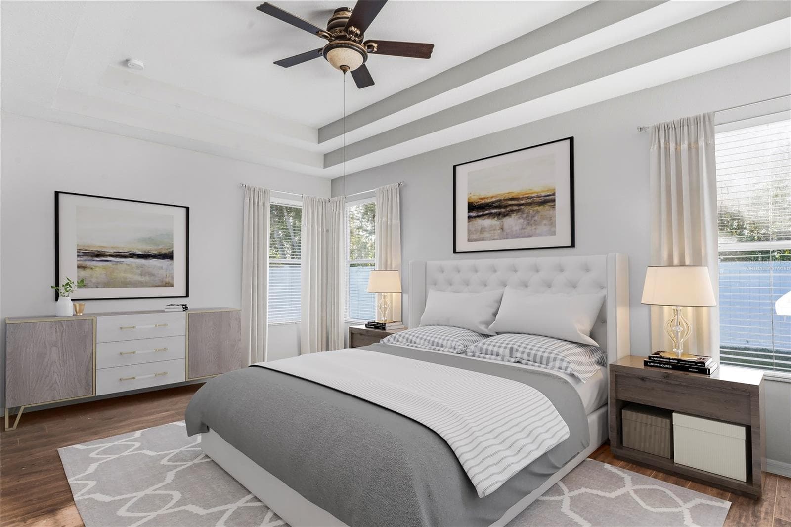 Virtually Staged- Owner's suite - 9835 BOWDEN MILL CT, LAND O LAKES