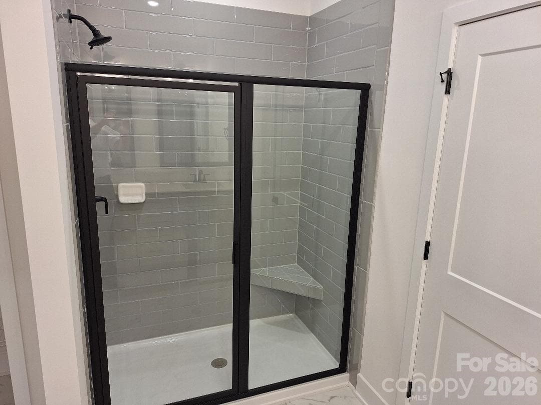 Primary Bathroom Shower - 5134 Colchester Court, Catawba
