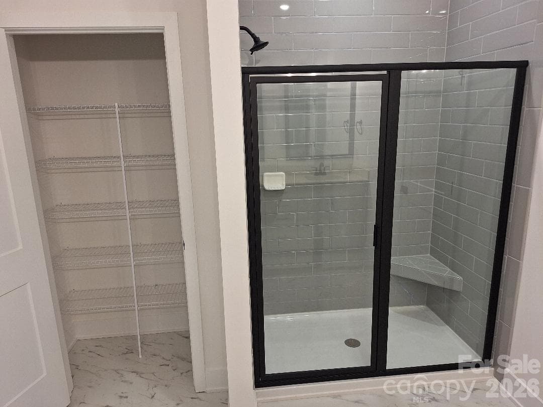 Primary Bathroom Linen and Shower - 5134 Colchester Court, Catawba