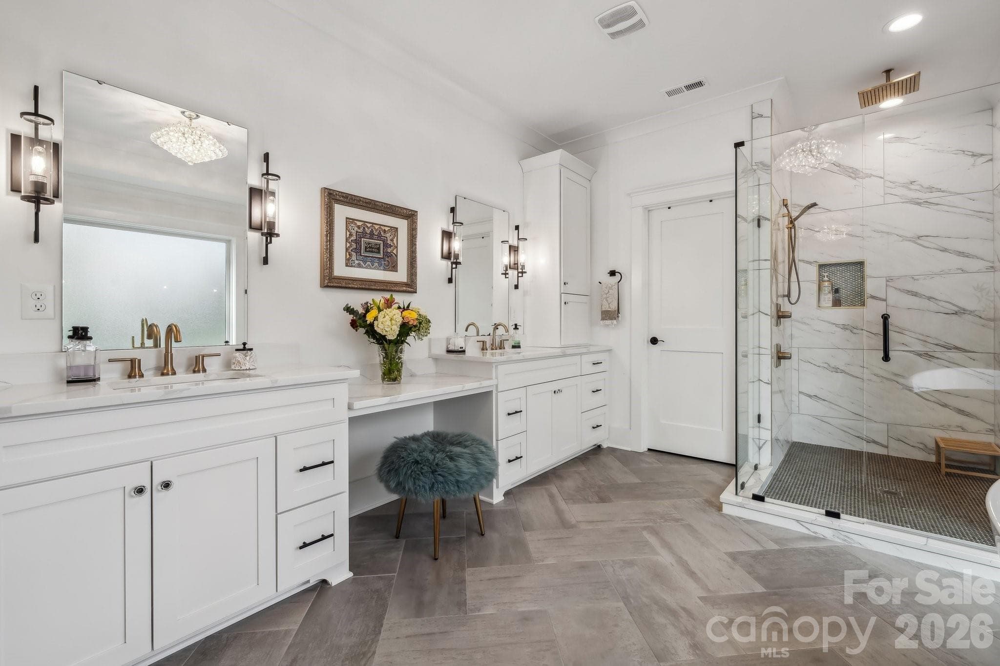 Primary Bath - 1412 N Caldwell Street, Charlotte