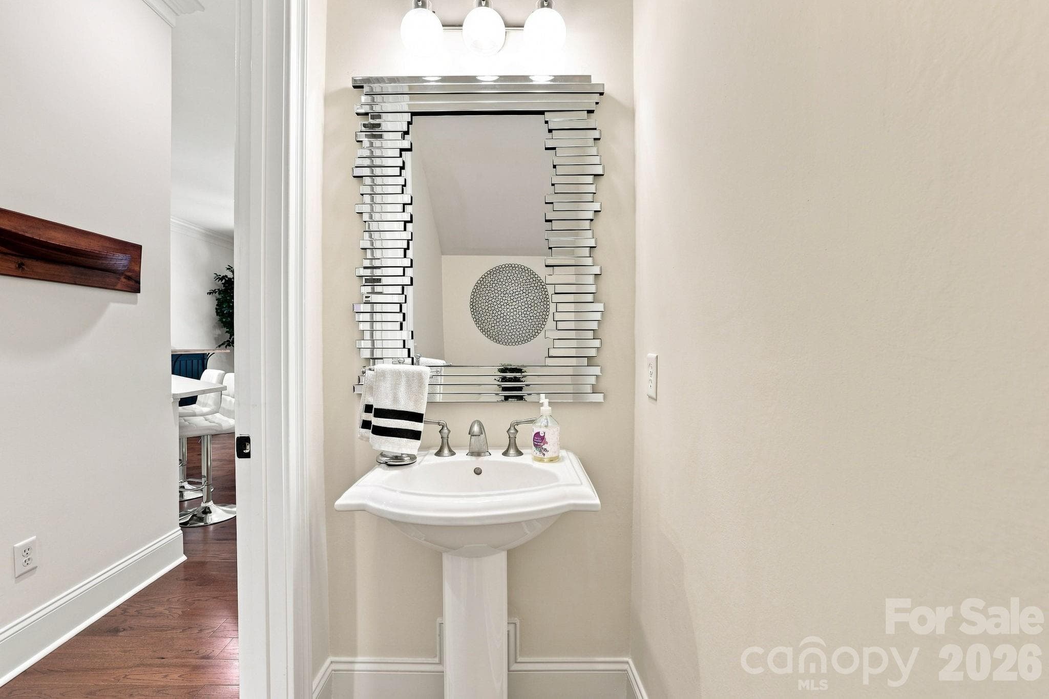 Powder Room - 6831 Louisburg Square Lane, Charlotte