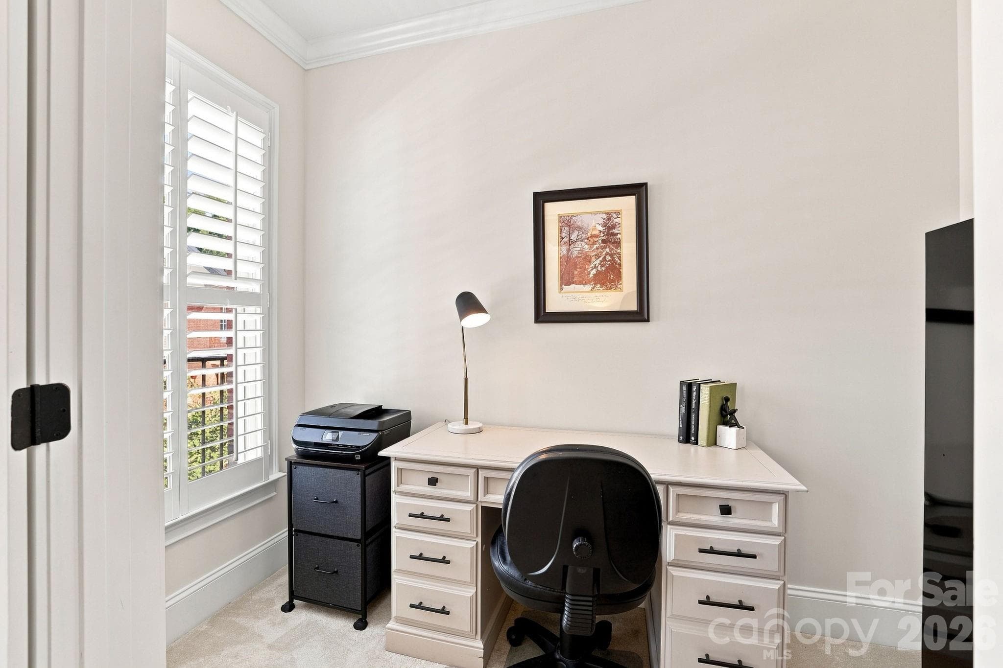 Office or second closet in upstairs primary bedroom - 6831 Louisburg Square Lane, Charlotte