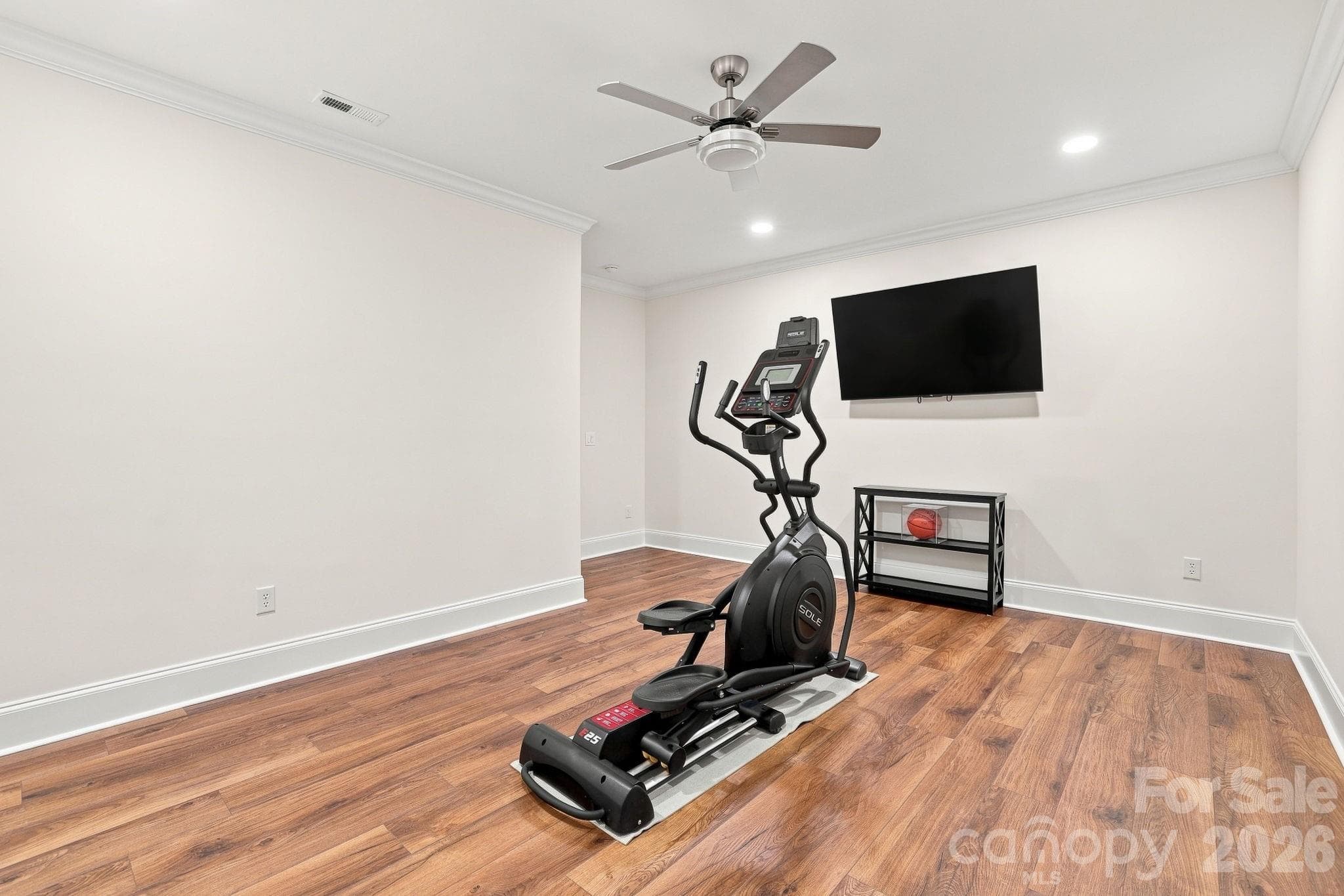 Large room for exercise or extra storage - 6831 Louisburg Square Lane, Charlotte
