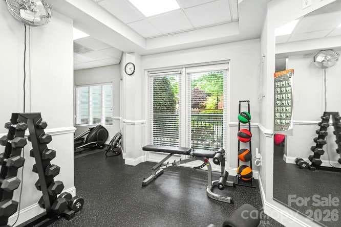 Exercise room on 1st floor - 401 N Church Street, Charlotte