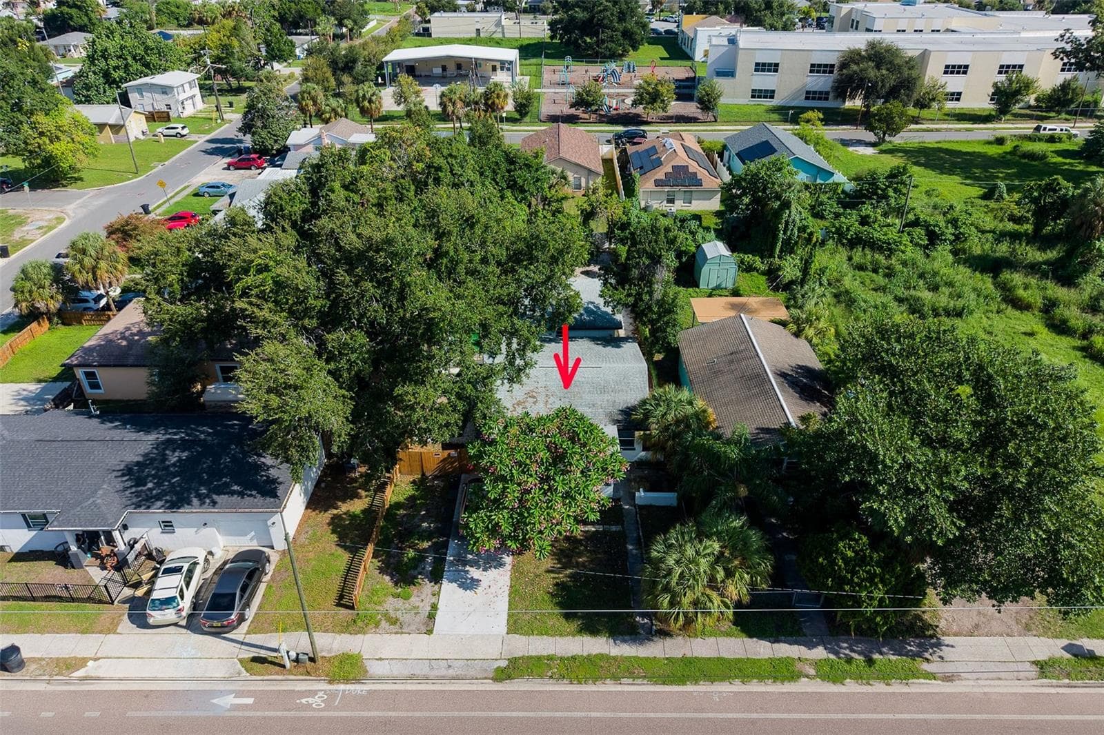 AERIAL VIEW - 1835 15TH AVE S, ST PETERSBURG