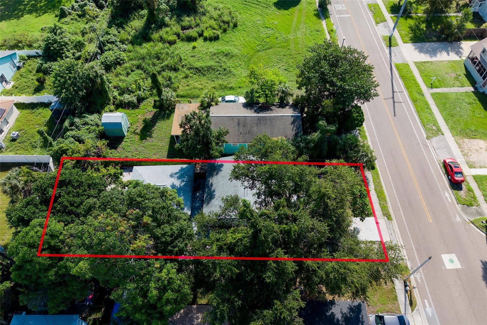 AERIAL VIEW - 1835 15TH AVE S, ST PETERSBURG