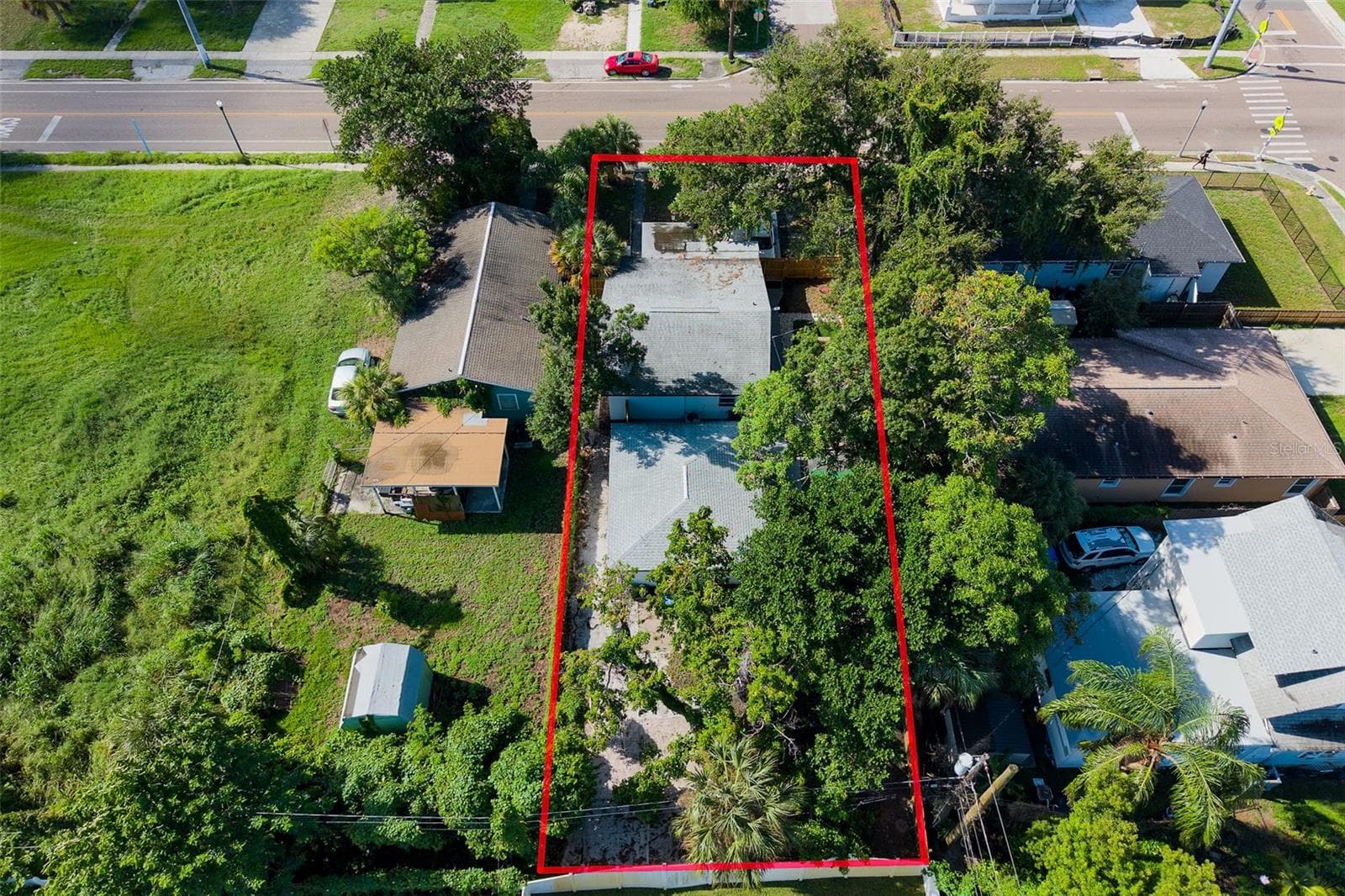 AERIAL VIEW - 1835 15TH AVE S, ST PETERSBURG