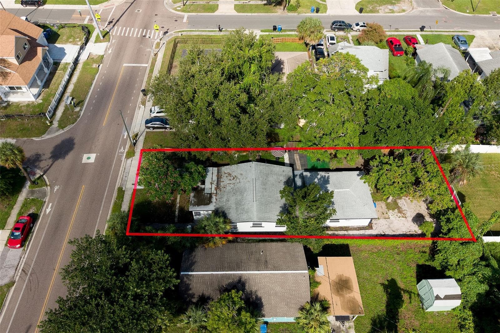 AERIAL VIEW - 1835 15TH AVE S, ST PETERSBURG