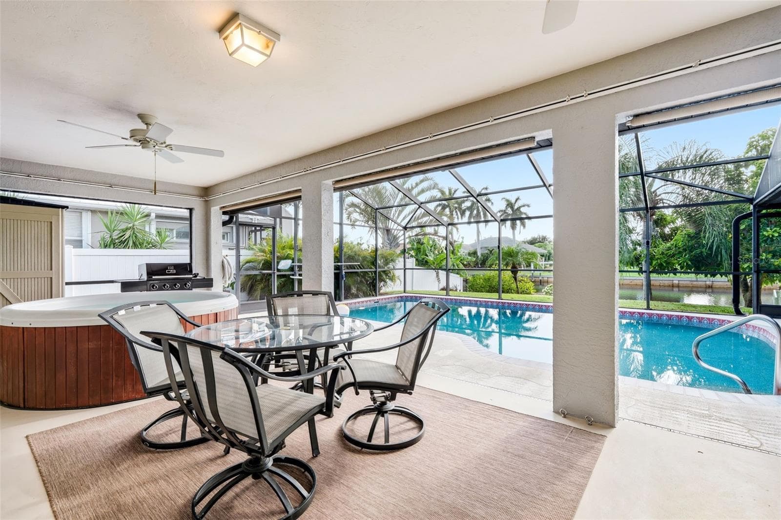 Large covered lanai - 4209 FLAMINGO BLVD, PORT CHARLOTTE