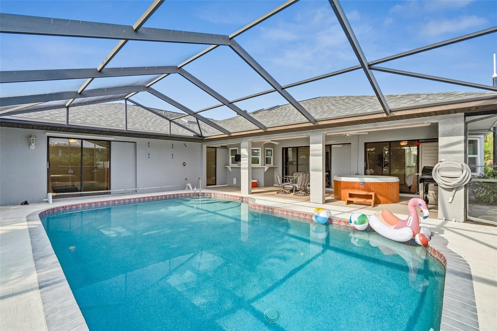 Oversized pool - 4209 FLAMINGO BLVD, PORT CHARLOTTE