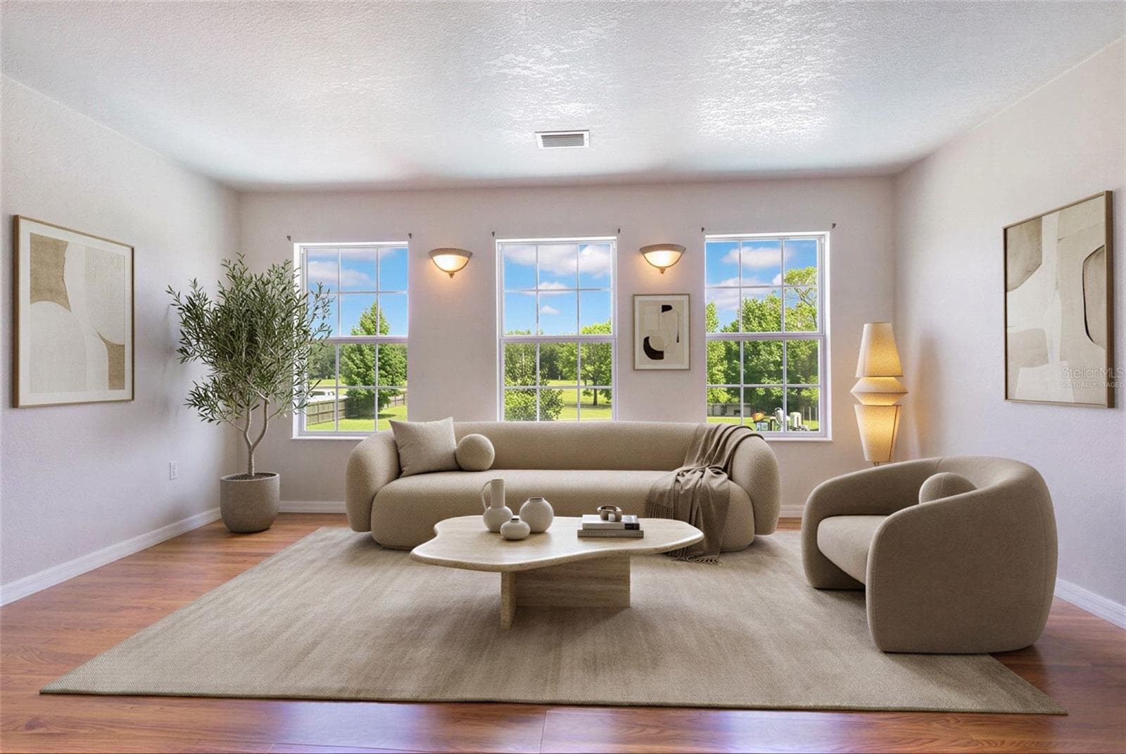 Virtually Staged Upstairs Living Area - 7228 EVERGREEN LOOP, POLK CITY