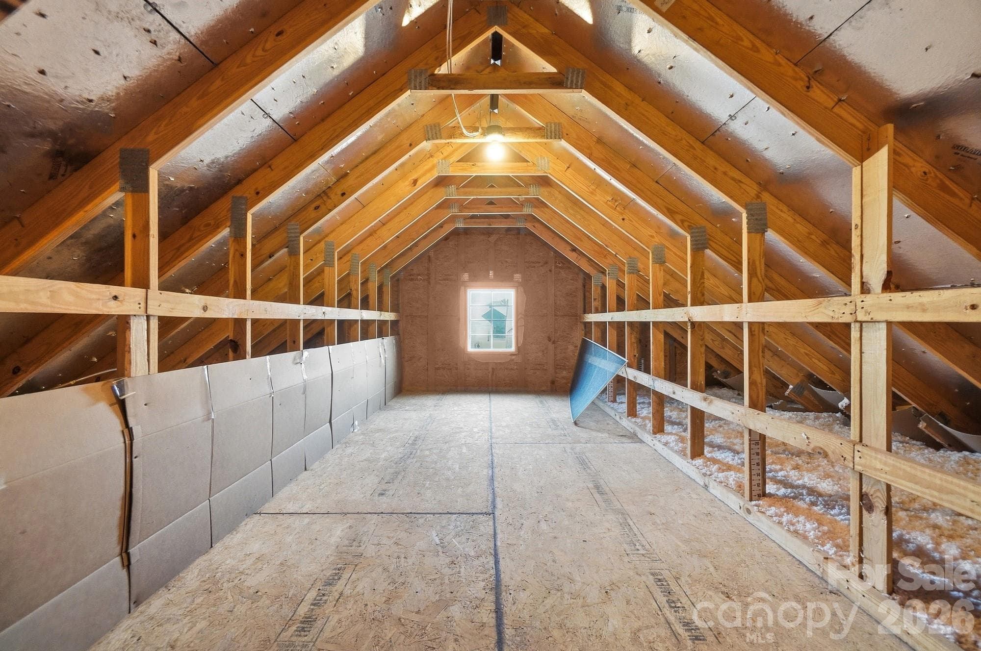 Walk up attic space above the garage - 1620 Red Leaf Drive, Fort Mill