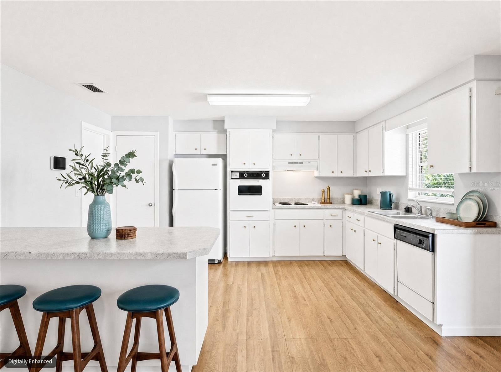 Kitchen Virtually Staged - 1387 BELLEVUE BLVD, CLEARWATER