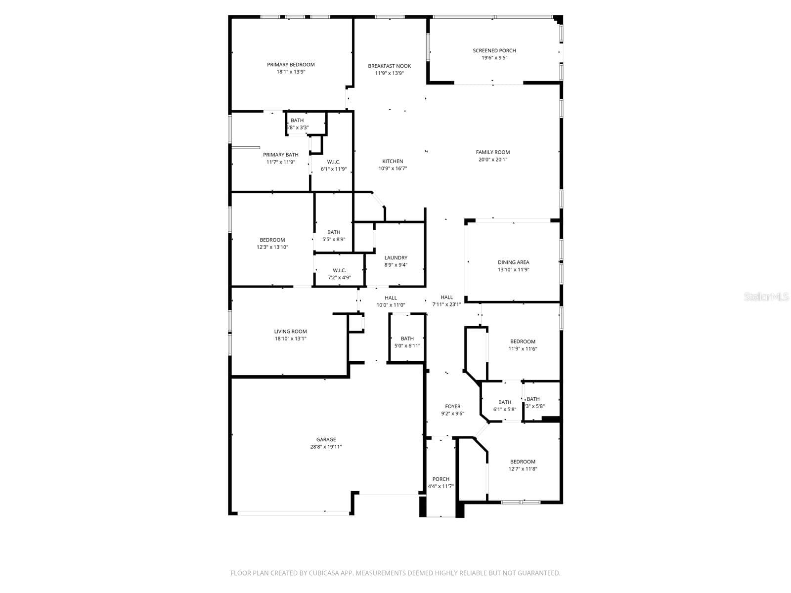 FLOOR PLAN - 4940 NW 39TH LOOP, OCALA