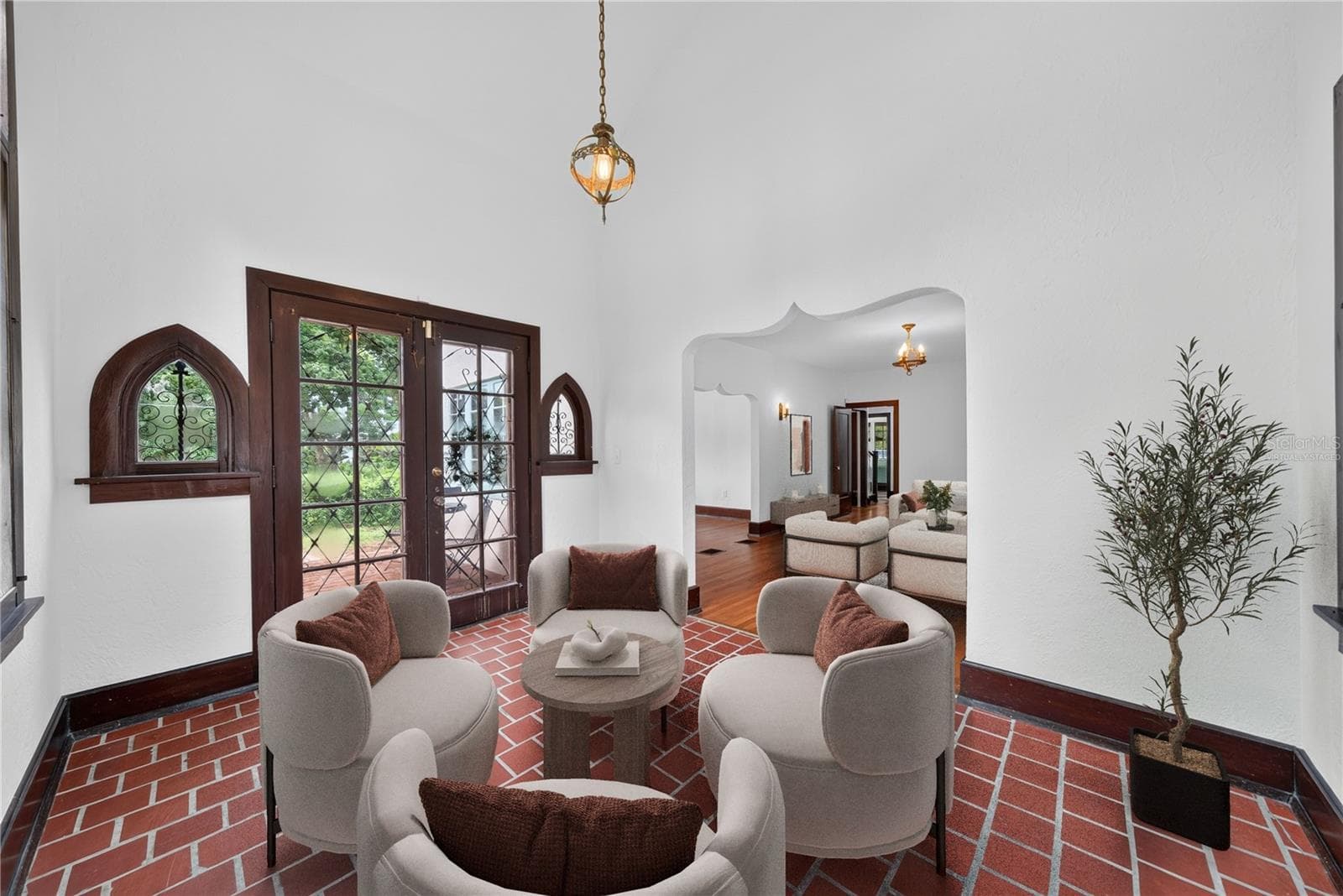 Virtually staged sunroom. - 1216 GOLDEN LN, ORLANDO