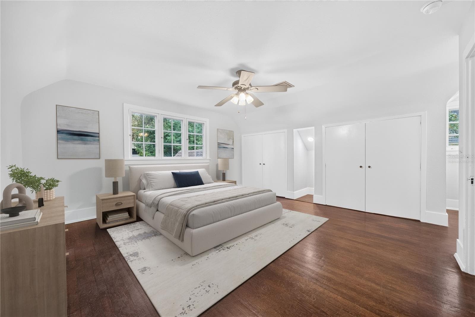 Virtually staged 2nd floor bedroom. - 1216 GOLDEN LN, ORLANDO