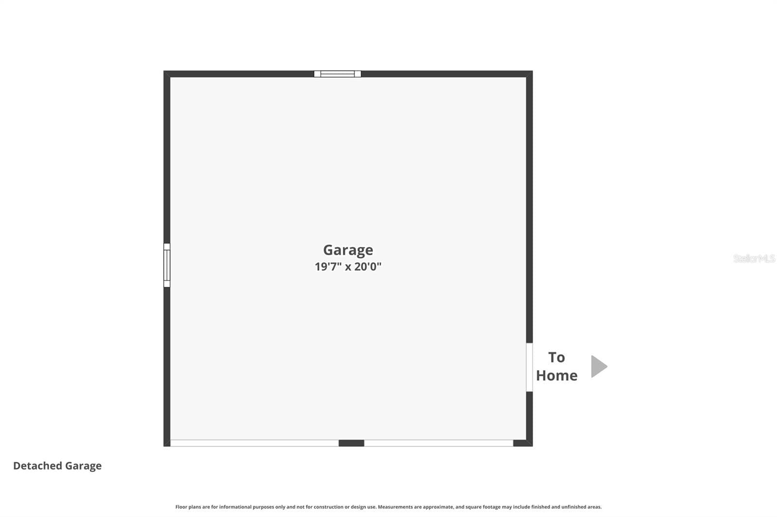 Detached garage - 1216 GOLDEN LN, ORLANDO