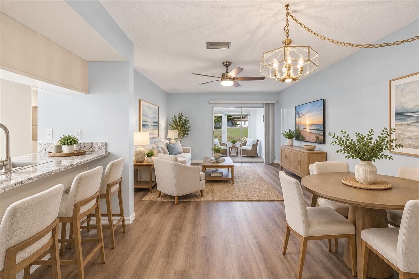 Entry Way Virtual Staged - 3806 STAYSAIL LN, HOLIDAY