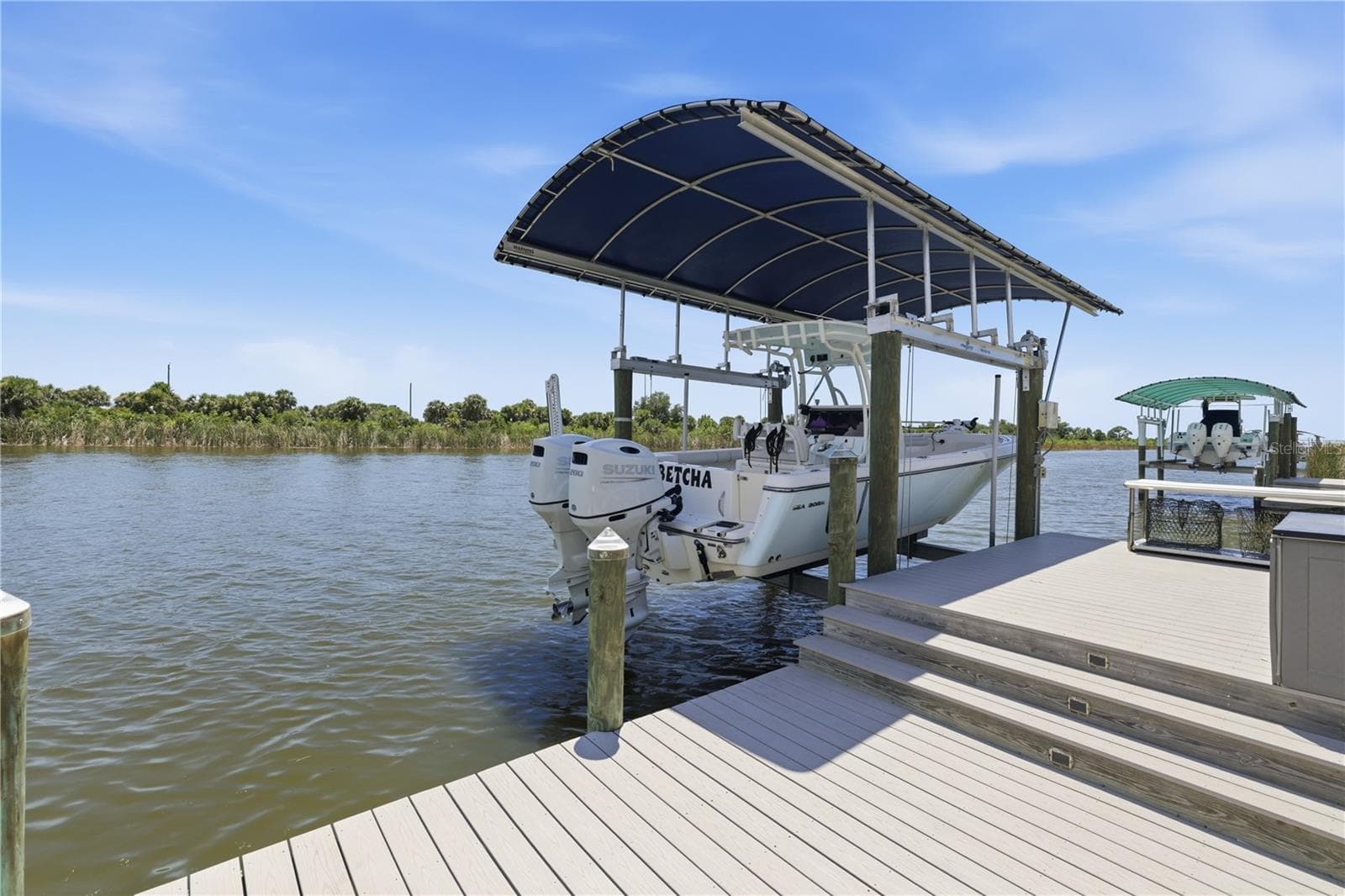 Large Composit Deck, with Covered 10K Neptune Lift - 10628 MCALESTER CIR, PORT CHARLOTTE
