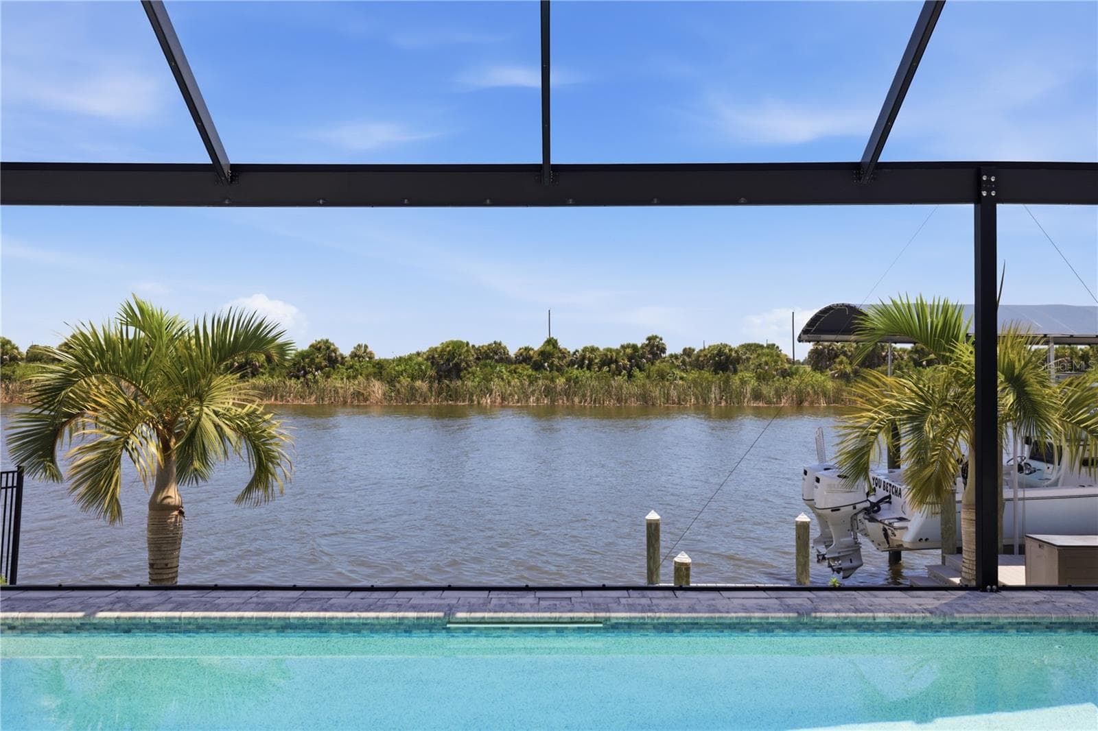 view from Pool deck - 10628 MCALESTER CIR, PORT CHARLOTTE