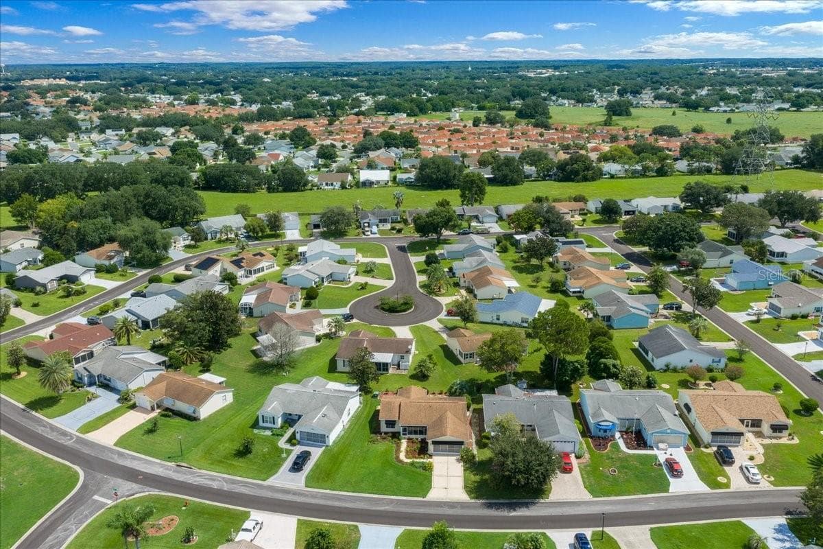 Aerial View of Neighborhood - 1410 SANCHEZ CT, THE VILLAGES