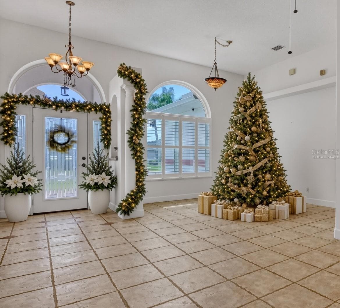 Virtually Staged Entryway - 4373 FLETCHER LN, TITUSVILLE