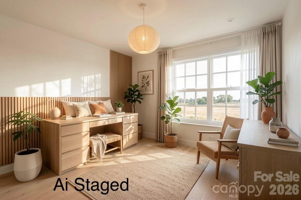 Ai Staged Bedroom 2/Office - 119 Brixham Loop, Troutman