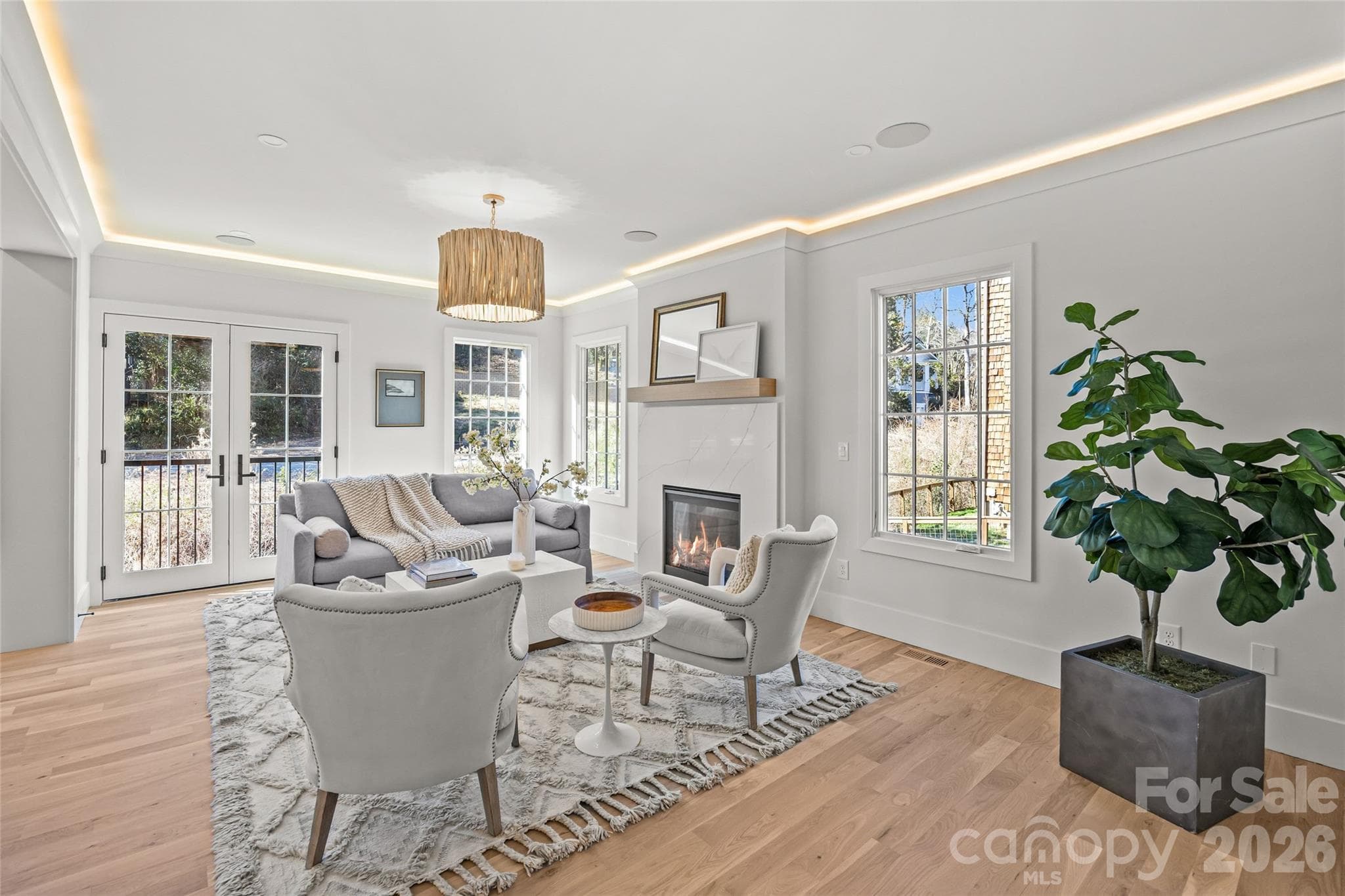 Living Area - 1607 Tippah Park Court, Charlotte