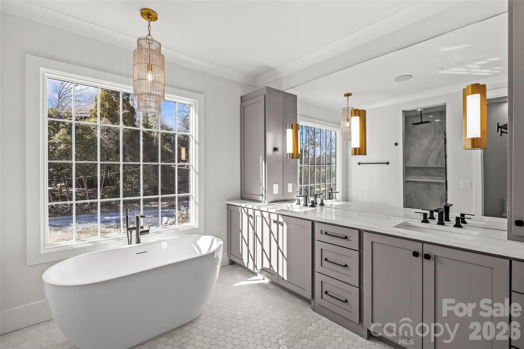 Primary Bath - 1607 Tippah Park Court, Charlotte