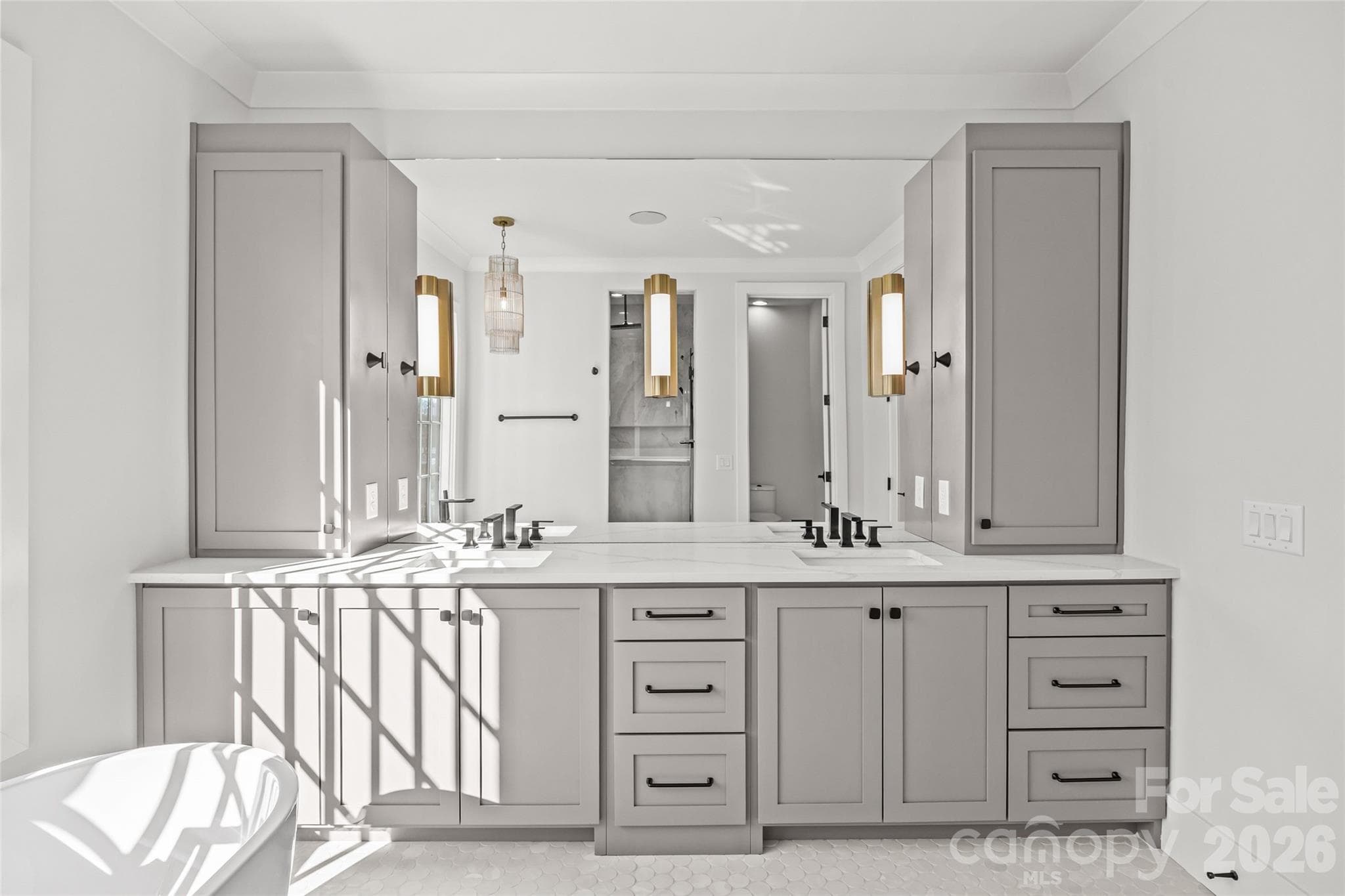Primary Bath - 1607 Tippah Park Court, Charlotte