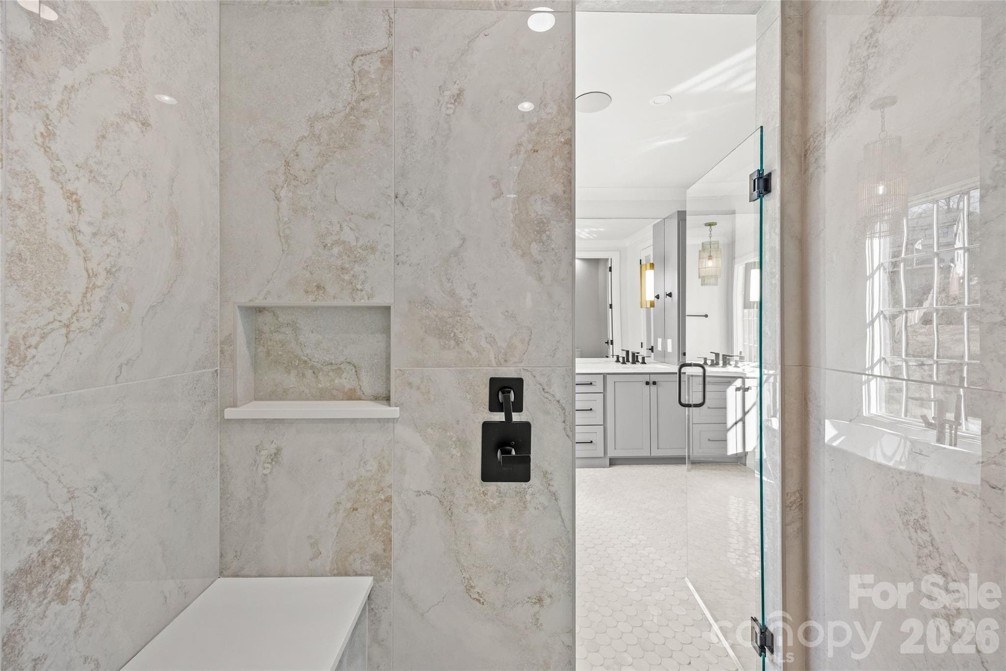 Primary Bath - 1607 Tippah Park Court, Charlotte