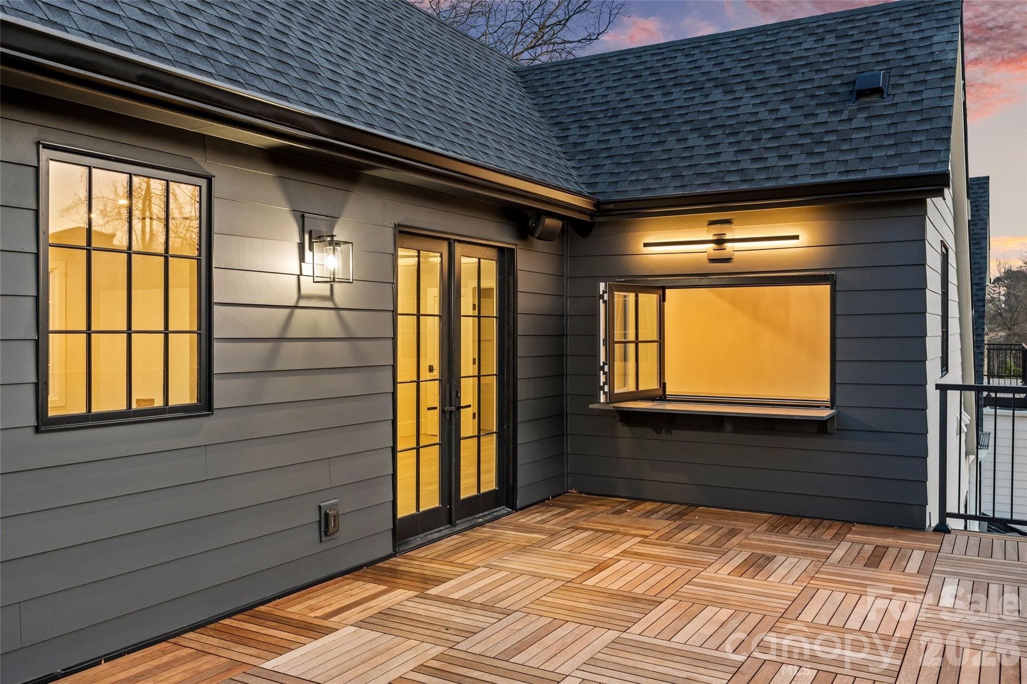 Terrace with Serving Window - 1607 Tippah Park Court, Charlotte
