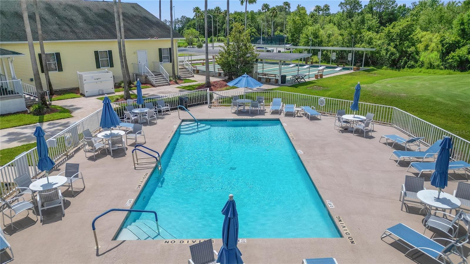 Relax or swim laps in this pool at the community center - 29424 SCHINNECOCK HILLS LN, SAN ANTONIO