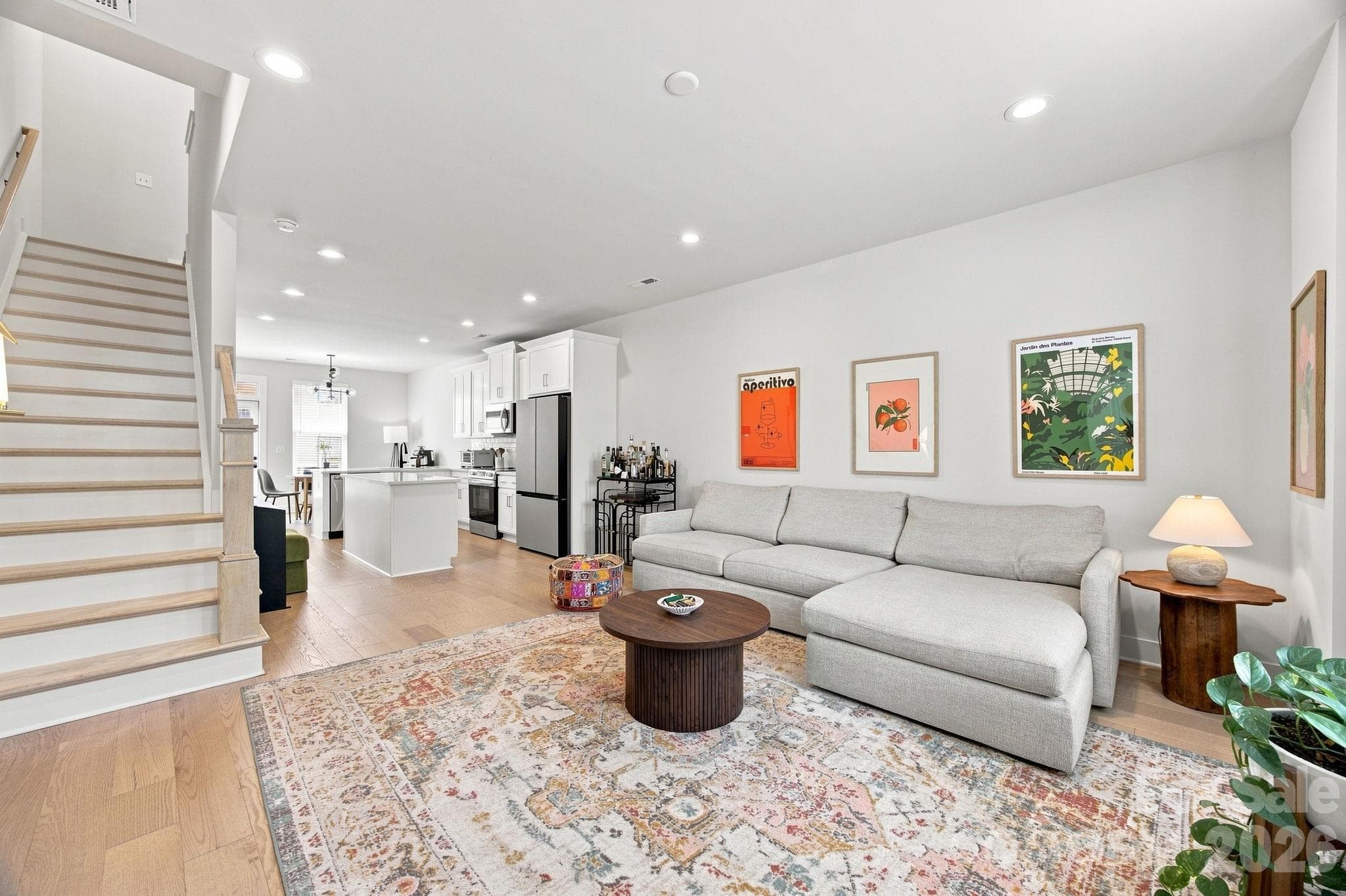 Access to third floor from living area - 2303 Rozzelles Ferry Road, Charlotte